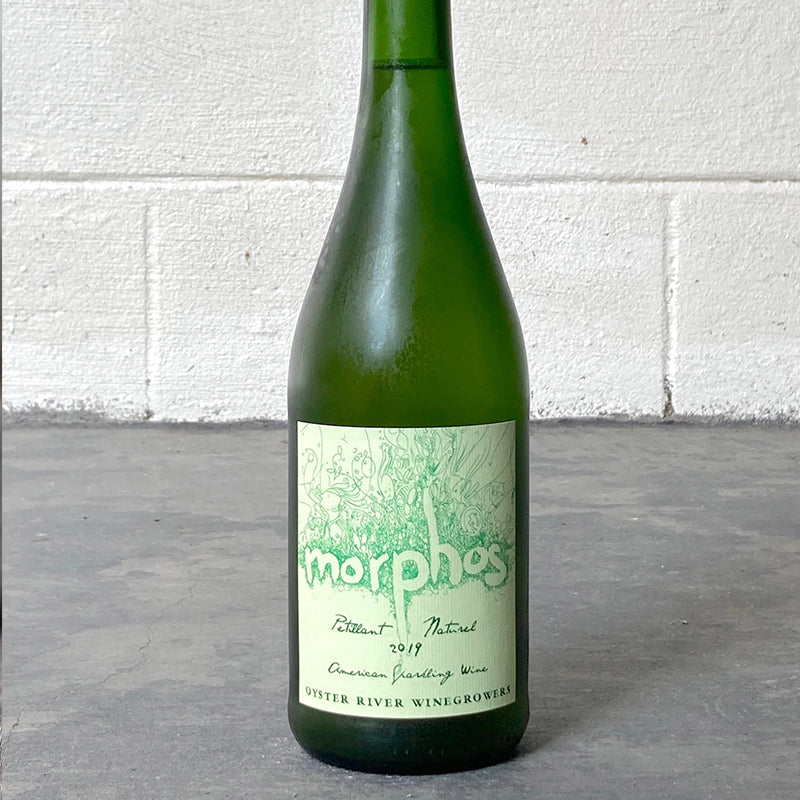 Oyster River Winegrowers, Morphos Petnat (white sparkling)